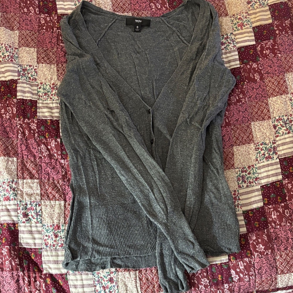 Mossimo cardigan for women, gray, size small